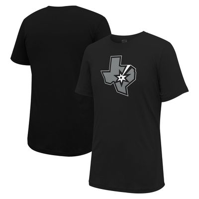 Unisex Stadium Essentials Black San Antonio Spurs Primary Logo T-Shirt