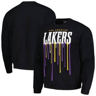 Unisex The Wild Collective Black Los Angeles Lakers Drip Pullover Sweatshirt
