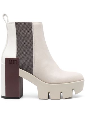 United Nude Grip Chelsea Mid II 100mm boots - Neutrals