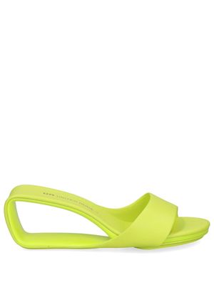 United Nude Mobius 65mm faux-leather mules - Green