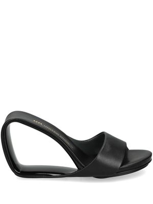 United Nude Mobius 65mm leather mules - Black