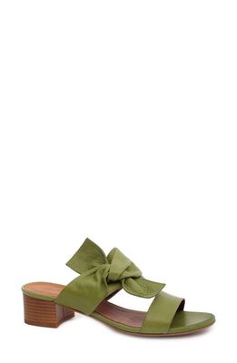 Unity in Diversity Bonita 25 Block Heel Sandal in Herbal Green 