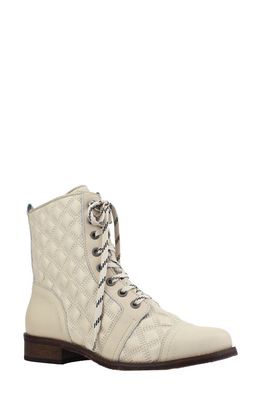 Unity in Diversity Liberty Combat Boot in Padded Cream