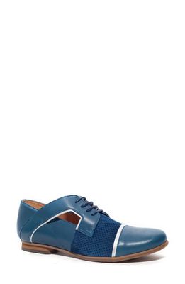 Unity in Diversity Perfect Cap Toe Derby in Teal Shine