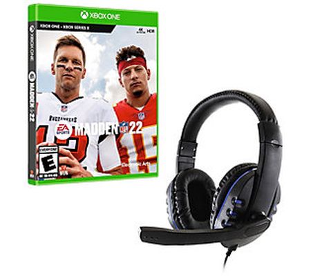 Universal Headset with Madden NFL 22 for Xbox S eries S & X
