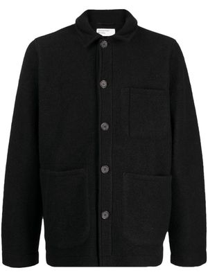 Universal Works buttoned shirt jacket - BLACK