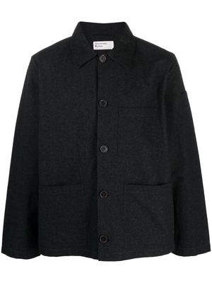 Universal Works cotton-blend shirt jacket - Grey