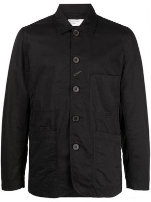 Universal Works long-sleeve cotton shirt - Black