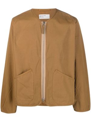 Universal Works Military Liner zip-up jacket - Brown