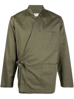 Universal Works side-tie fastening jacket - Green