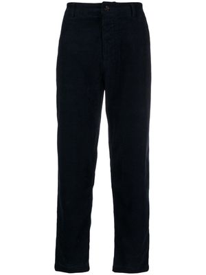 Universal Works tapered corduroy chinos - Blue