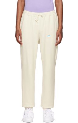 UNNA Off-White Slow Motion Lounge Pants