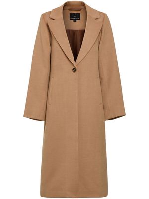 Unreal Fur Belle du Jour single-breasted coat - Brown