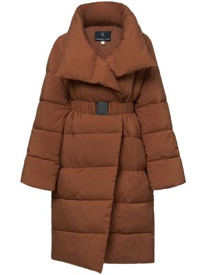 Unreal Fur Duna wrap padded coat - Brown