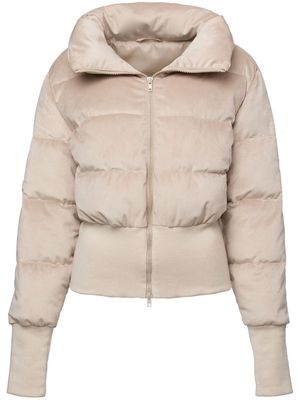 Unreal Fur New Amsterdam velvet-effect jacket - Neutrals