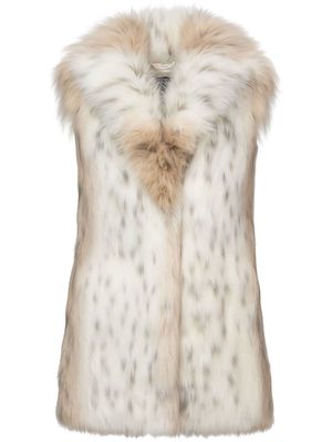 Unreal Fur Rubicon faux-fur vest - White