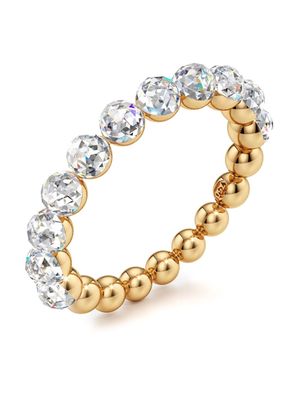 UNSAID 18kt yellow gold Bubble Eternity diamond ring