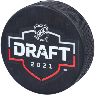 Unsigned 2021 NHL Draft Logo Hockey Puck