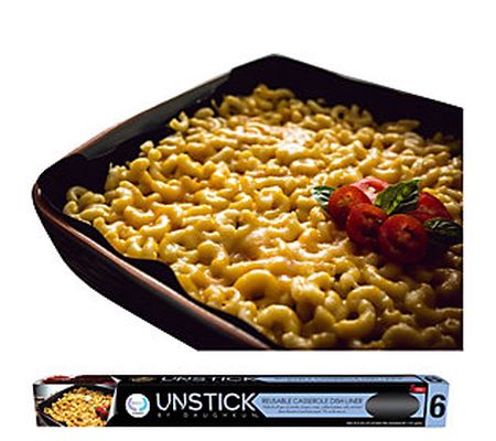 Unstick Set of 2 Reusable Casserole Liners