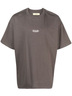 UNTITLED ARTWORKS logo-print cotton T-shirt - Grey
