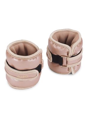 Unwrap 2-Piece Ankle/Wrist Weights/1.5 lbs. - Rose Gold - Rose Gold