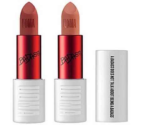UOMA Beauty ICON Hydrating Matte Lipstick Duo
