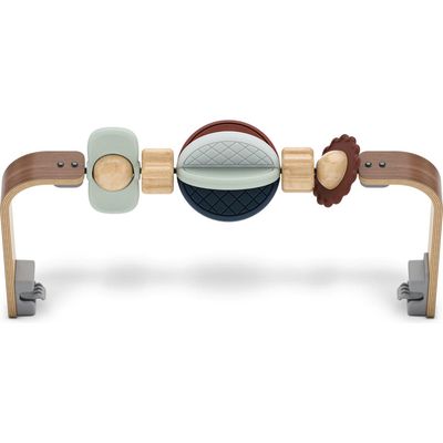 UPPAbaby Wonderwheel Toy Bar in Multicolor Walnut Wood