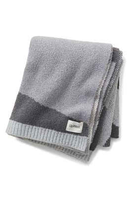 UPWEST Cozy Sweater Knit Throw Blanket in Mountain Scape