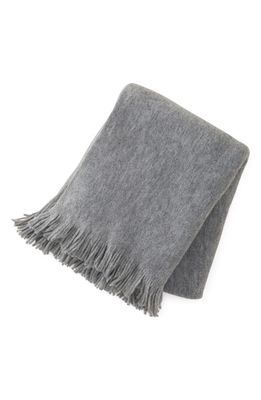 UpWest The Softest Throw Blanket in Medium Heather Grey