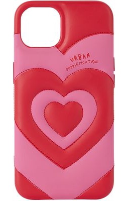 Urban Sophistication Pink & Red 'The Dough' iPhone 13 Case