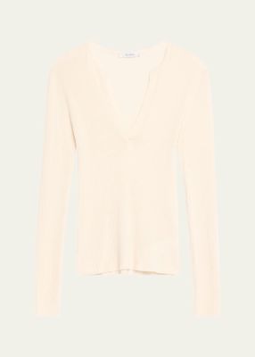 Urlo Ribbed Cashmere Sweater Top