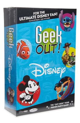 USAOPOLY Geek Out Party Game - Disney Edition in Blue Multi