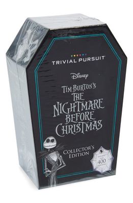 USAOPOLY TRIVIAL PURSUIT: Disney Tim Burton's The Nightmare Before Christmas Collector's Edition in Black Multi