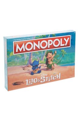 USAOPOLY x Disney 'Lilo & Stitch' Monopoly Board Game in Blue Multi