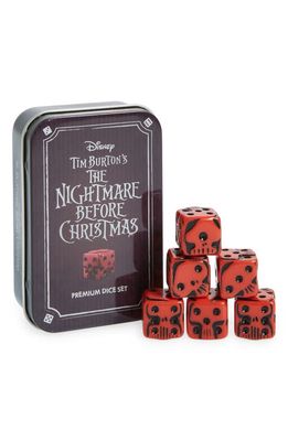 USAOPOLY x Disney Tim Burton's 'The Nightmare Before Christmas' Premium Dice Set in Black Multi