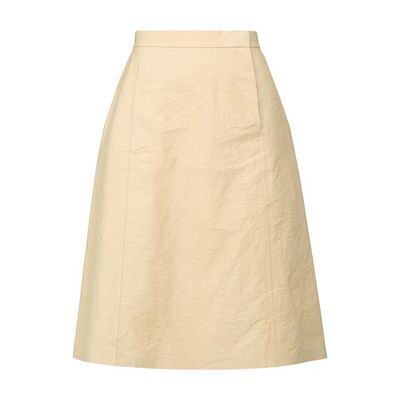 Utility cotton skirt