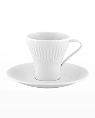Utopia Espresso Cups & Saucers, Set of 4