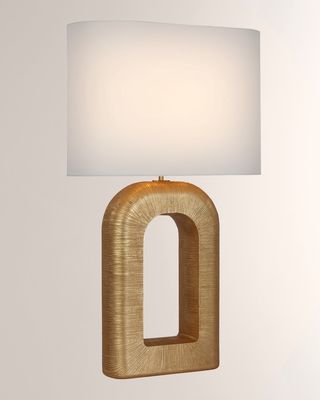 Utopia Large Combed 33.5" Table Lamp
