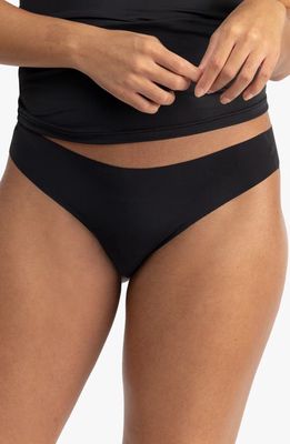 Uwila Warrior Better Briefs Thong in Tap Shoe Black