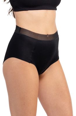 Uwila Warrior High Waist Silk Briefs in Tap Shoe Black