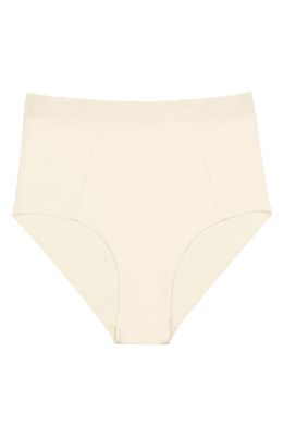 Uwila Warrior High Waist Silk Briefs in Winter White