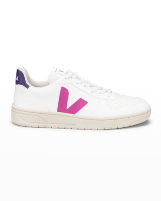 V-10 Tricolor Recycled Low-Top Sneakers