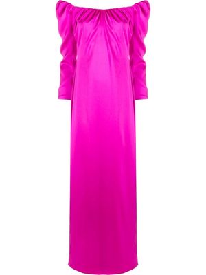 V:PM ATELIER Belinda off-shoulder gown - Pink