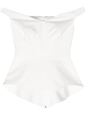 V:PM ATELIER Corynne off-shoulder top - White