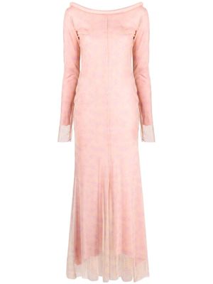 V:PM ATELIER Kairi wide-neck gown - Pink