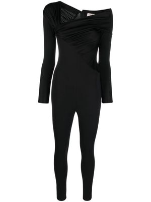 V:PM ATELIER Moon ruched jumpsuit - Black
