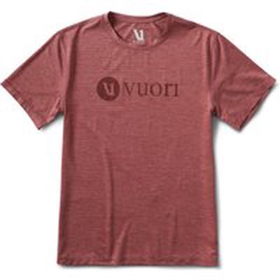 V1 Vuori Tech T-Shirt | Saltwater Red Heather