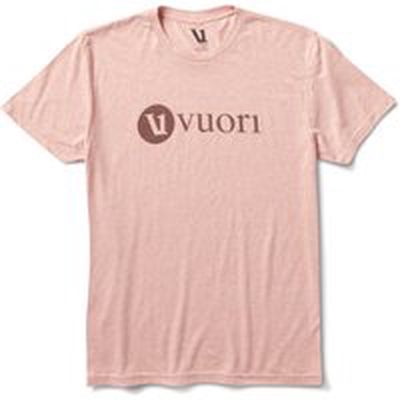 V1 Vuori Wordmark Logo T-Shirt | Burnt Clay Heather