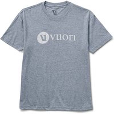 V1 Vuori Wordmark Logo T-Shirt | Heather Grey Salt