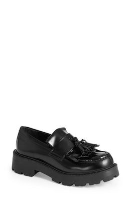 Vagabond Shoemakers Cosmo 2.0 Platform Tassel Loafer in Black